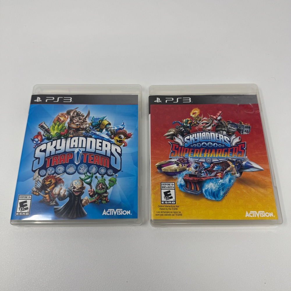 Skylanders Trap Team and SuperChargers PS3 Game Bundle Activision PlayStation 3
